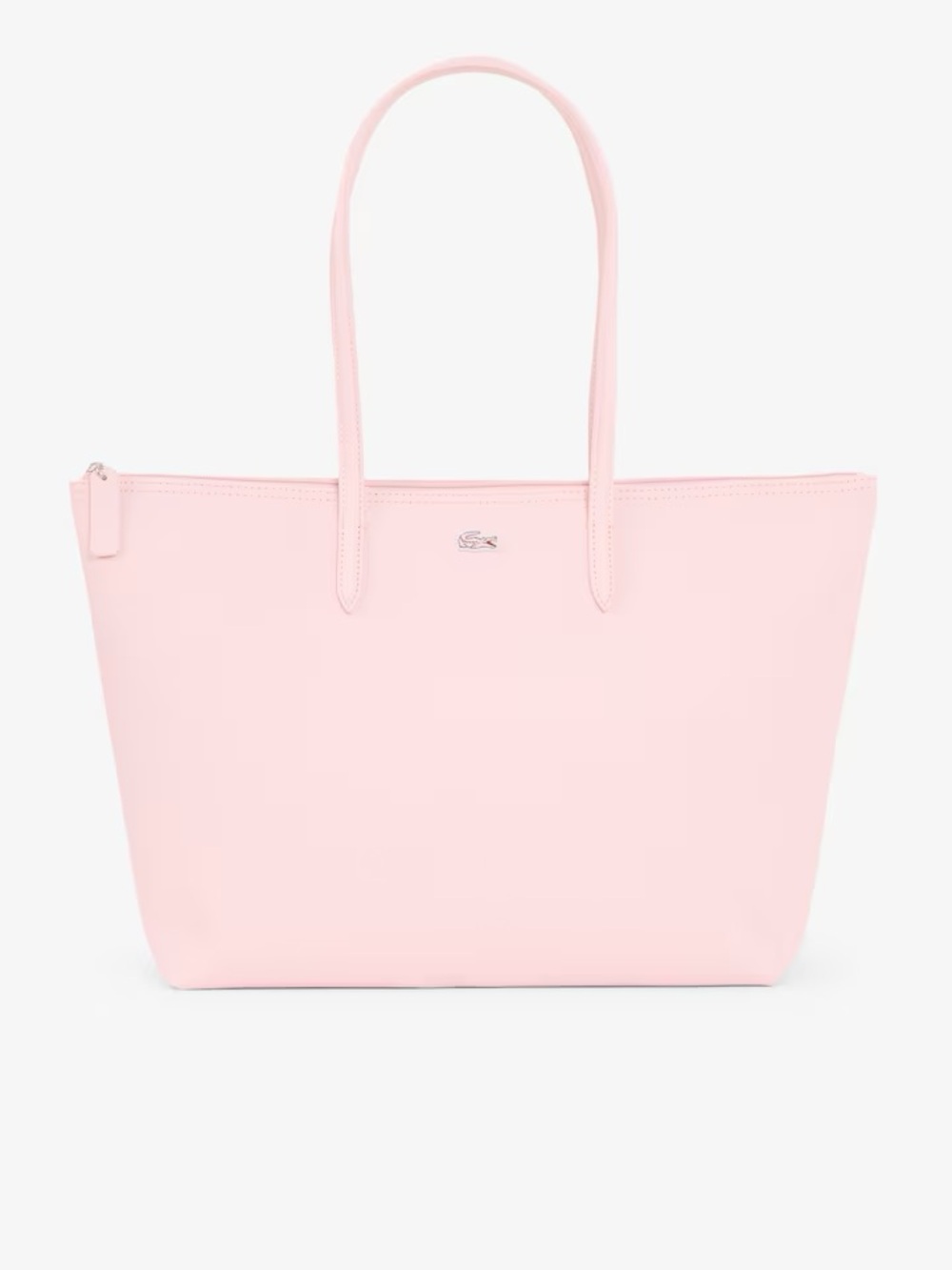 Lacoste Pastel Pink Leather Tote